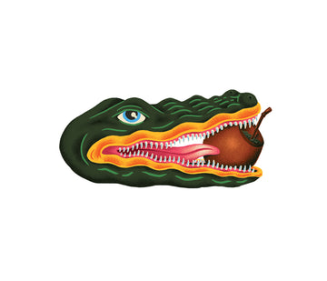 Big Caimán Head Sticker